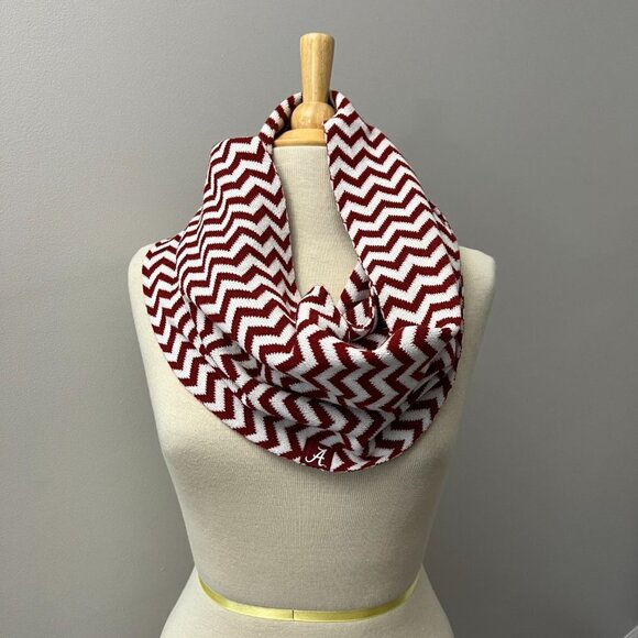 The Game Alabama Knit Chevron Infinity Scarf - Picture 1 of 9